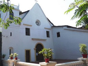 Four hundred year old  Assolna church in Goa, apple of the eye